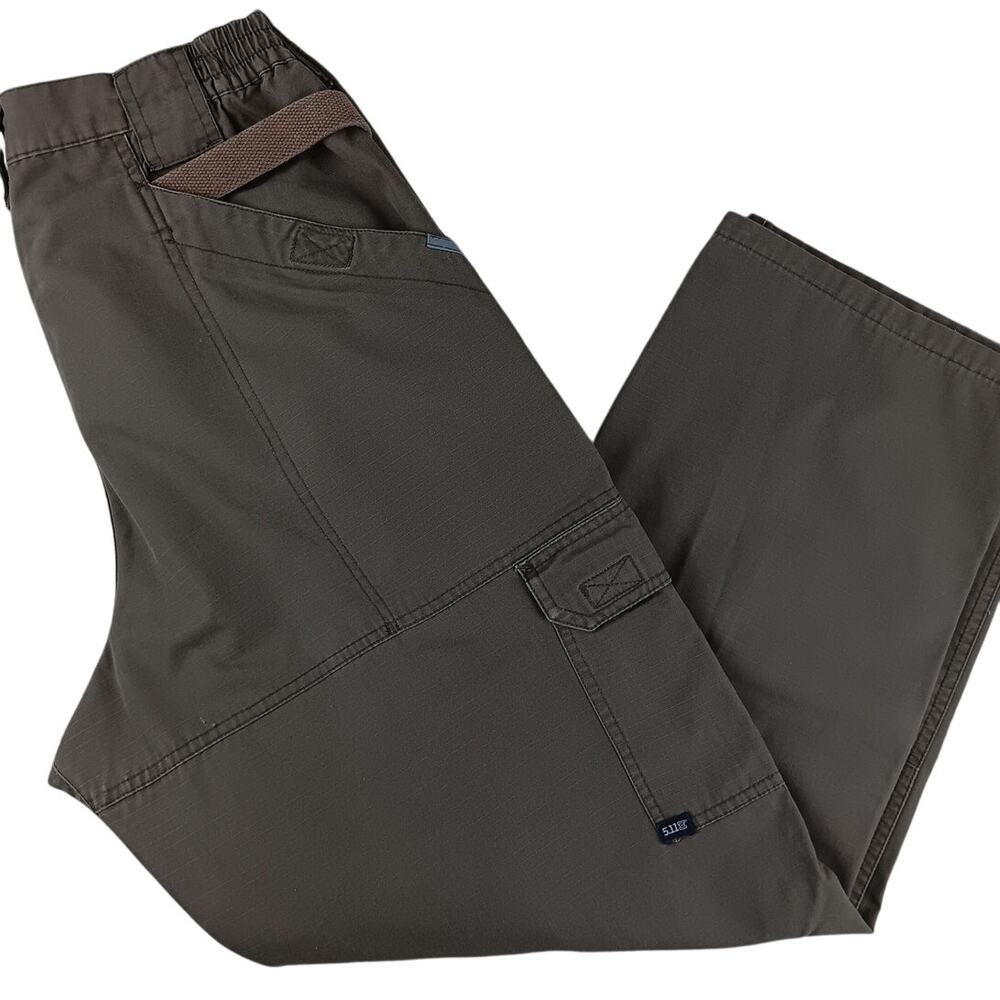 5.11 Taclite Pro Rip Stop Pants Mens 33X29 Green Tactical‎ Cargo Utility